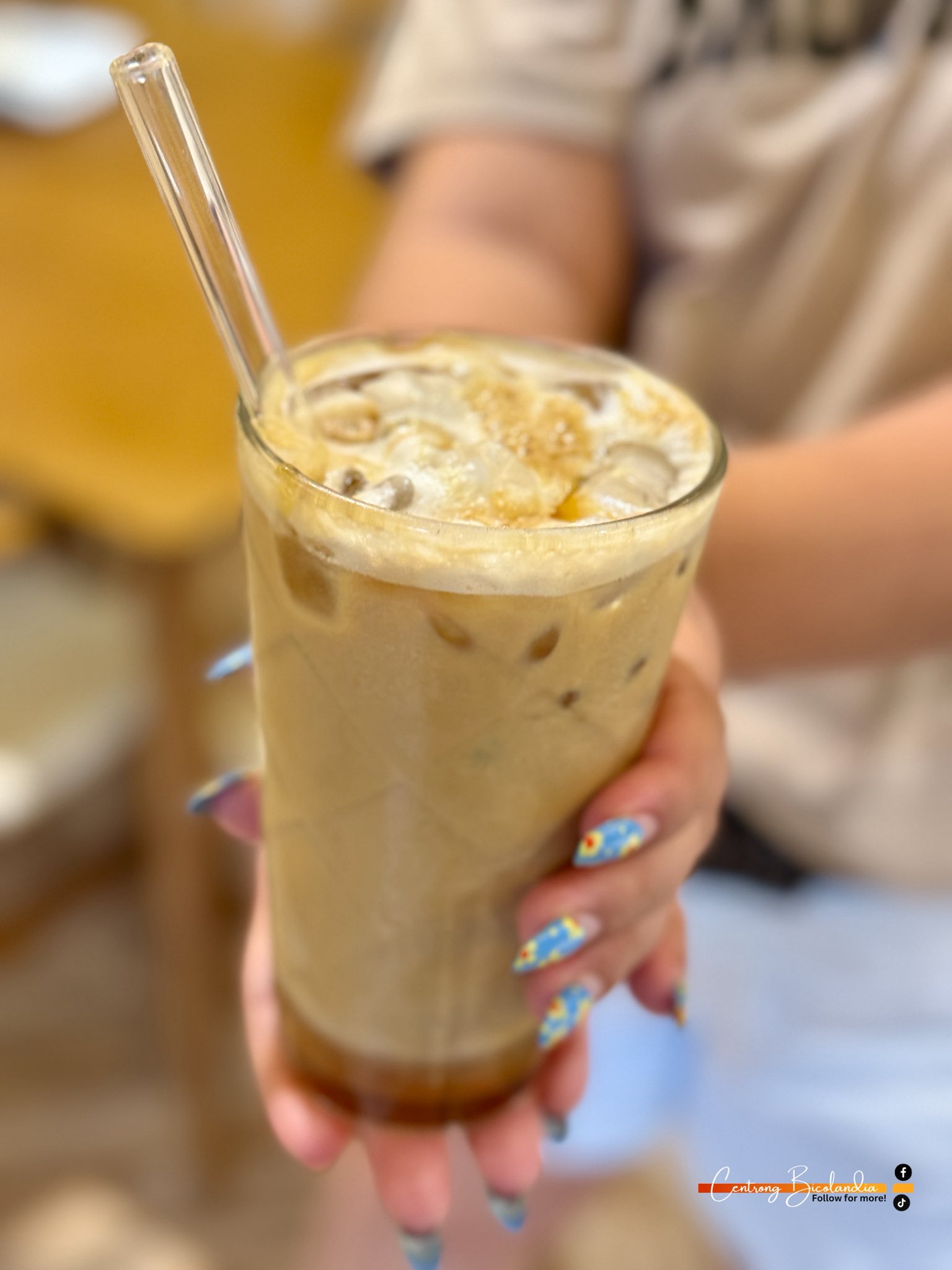 Iced Coffee at Garden Café